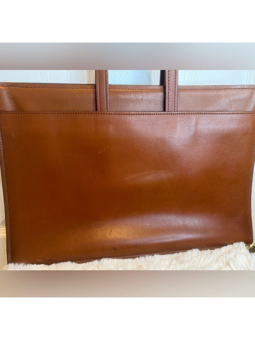 HARTMANN VINTAGE PORTFOLIO LEATHER EXECUTIVE STRUCTURED BRIEFCASE - Picture 4 of 14